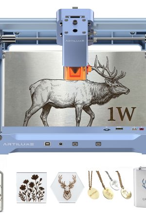 Artilume U1 Laser Engraver 1000mW, Laser Engraver and Cutter Machine，Blue