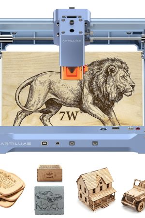 Artilume U1 Laser Engraver 7000mW, Laser Engraver and Cutter Machine，Blue